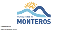Tablet Screenshot of monteros.gob.ar